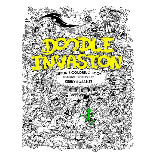 Doodle Invasion Coloring Book