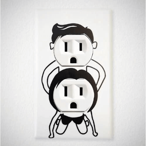 Naughty People Outlet Decal