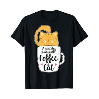 Funny Orange Cat T Shirt