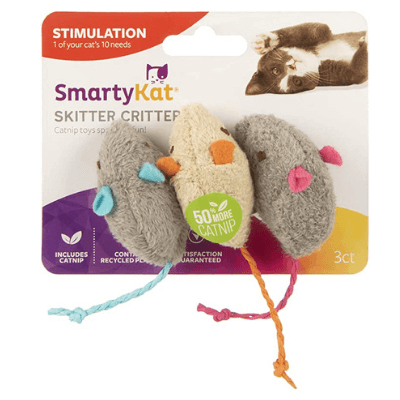 SmartyKat Skitter Critters Catnip Toy