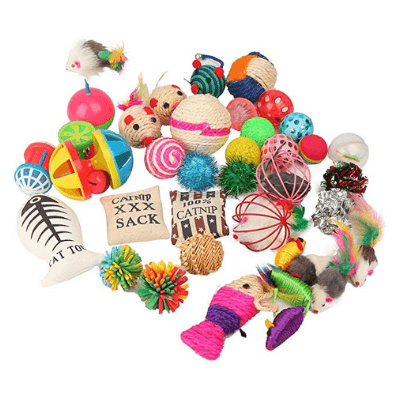 Variety Pack Of Cat Toys (20 Pieces)