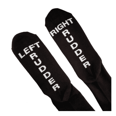 Left Rudder Right Rudder Socks