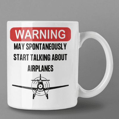 Spontaneously Talk About Planes Mug