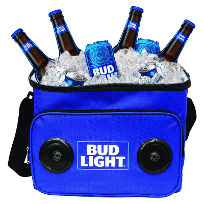 Portable Travel Cooler With Built-in Speakers