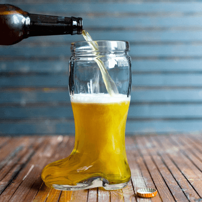 Glass Beer Boots