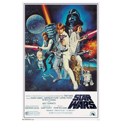 Darth Vader Signed Star Wars Poster