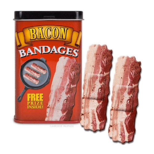 Bacon-Shaped Adhesive Bandages
