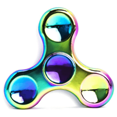 Colorful Stainless Steel Fidget Spinner