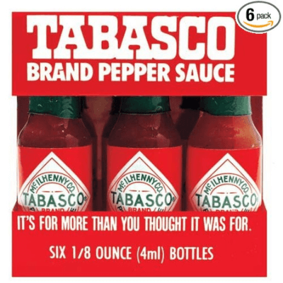 6-Pack Miniature Tabasco Sauce